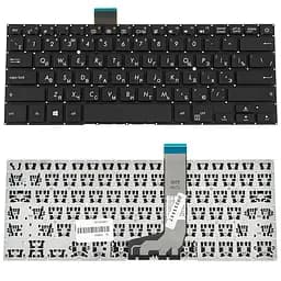 Клавіатура для ноутбука ASUS (X405 series) rus, black, без фрейма (оригінал) - мініатюра 2