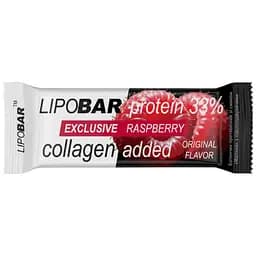 Протеїновий батончик Lipobar Exclusive Raspberry 50 г
