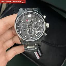 Чоловічий наручний годинник Curren Partner (Сріблястий) - мініатюра 4