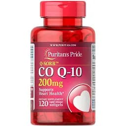 Натуральная добавка Puritan's Pride CO Q10, 200 mg 120 капсул
