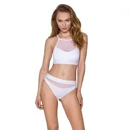 Спортивний топ із прозорою вставкою Passion PS006 TOP white L - мініатюра 4