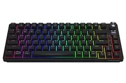 Клавиатура беспроводная Hator Icefall Pro, черный, bloetooth 5.3/USB 2.4GHz/Type-C, механическая (переключатели Aurum оранжевый