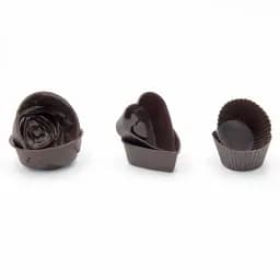 Набір форм для випічки мафінів фігурних силікон Lessner Chef Choco на 6 шт (10274) - мініатюра 3