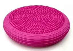 Балансувальна масажна подушка 32 см EasyFit Cushion-2 рожева з насосом - мініатюра 4