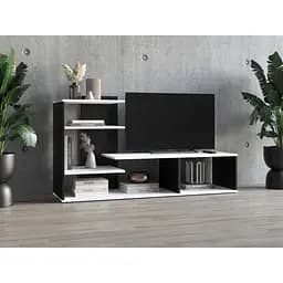 Тумба Moreli Id27-191 1400x726x398 мм черный белый (id27-191-black-whitek)