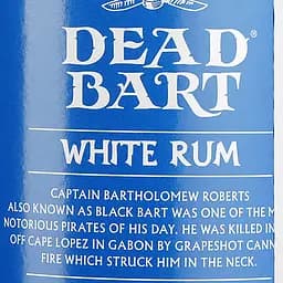 Ром Dead Bart White Caribbean, 37,5%, 0,7 л - мініатюра 3