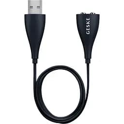 Магнітний USB кабель GESKE Magnetic USB Cable чорний
