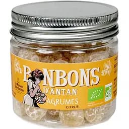 Льодяники La Maison d'Armorine зі смаком апельсину та лимону органічні 120 г