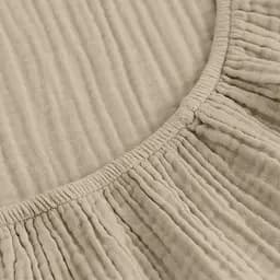 Комплект постільної білизни Cosas Beige Євро муслін магнолія (Muslin_050Beige_El-050Beige_200) - мініатюра 8