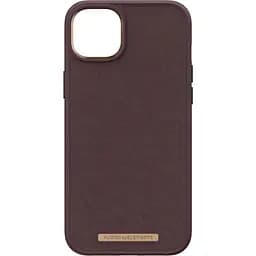 Чохол-накладка Njord Genuine Leather MagSafe Case Dark Brown для iPhone 14 Pro (NA43GL05U) - мініатюра 2