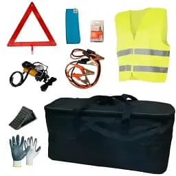 Сумка набір автомобіліста чорна з компресором 01-175-IS