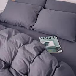 Комплект постільної білизни MirSon Фланель 001 Ash grey 220х240 см сірий (2200009648175) - мініатюра 10