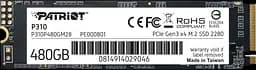 SSD M.2 накопичувач Patriot P310 480GB (P310P480GM28)