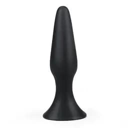 Анальная пробка LoveToy Lure Me Butt Plug Slim 11.5 см (чёрный)