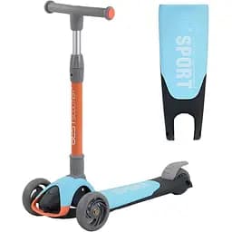 Триколісний самокат Best Scooter ЦБ-00245761 блакитний - мініатюра 2