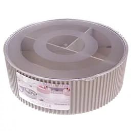 Органайзер для кришок Offtop, 3 секції, світло сірий (862017)