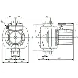 Циркуляційний насос Wilo TOP-S 25/5 DM (2044010) - мініатюра 3