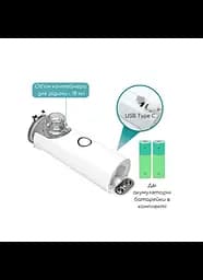 Інгалятор дитячий небулайзер портативний для новонароджених і малюків лікування дихальних шляхів MegaZayka білий - мініатюра 4