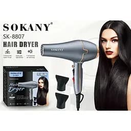 ПрофесійнийФен для волосся Sokany SK-8807 з іонізацією 2600 Вт - мініатюра 6