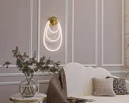 Настінний світильник MJ-Light ROPE WALL 4000K GD 10023 - мініатюра 3