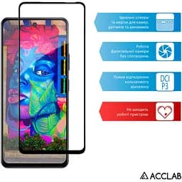 Скло захисне ACCLAB Full Glue Infinix Hot 50 4G Black (1283126606861) - мініатюра 5
