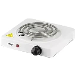 Плита одноконфорочная электрическая кухонная RAF.8010B настольная переносная спиральная