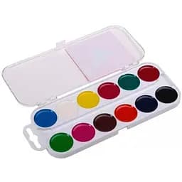 Акварель "ГАММА`UA" ПЛАСТ "Захоплення" 12 кольорів 200106 (4820219211587)(SC)