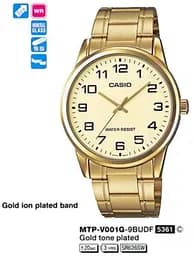 Часы CASIO MTP-V001G-9BUDF