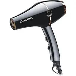 Фен стайлер для волосся Daling DL - 3006 Концентратор 2 швидкості 3 режими температури 4000Вт Чорний/Золото