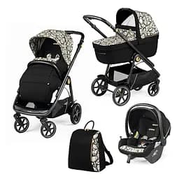 Коляска Peg-Perego Veloce Grafic Gold Lounge, 3в1, чорний (PACK-VEL31LG000002)