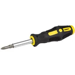 Викрутка Sigma з двосторонніми бітами 4 в 1 + адаптер 4002171