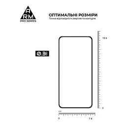 Захисне скло на Nothing Phone (3a)/(3a) Pro з олеофобним покриттям, Pro, повне проклеювання, антистатичний і пиловідштовхуючий шар, 9H, самоклеючеся, 2.5D, на весь екран, антистатичний клей, ArmorStandart (ARM85466) - мініатюра 3