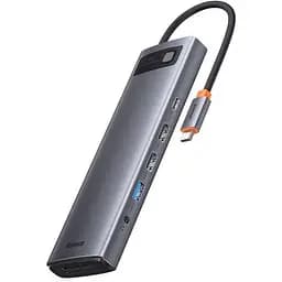 Хаб разветвитель Baseus Metal Gleam 12-in-1 (WKWG020213)