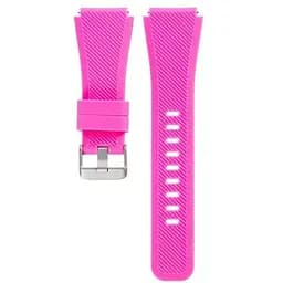 Силіконовий ремінець Watchbands для Samsung Galaxy Watch 46mm Silver - рожевий (WB001PINK46)