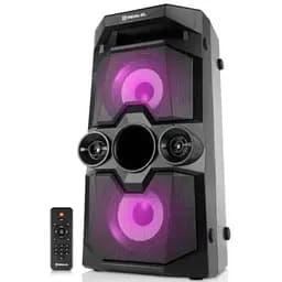 Колонка портативна 2.0 Real-El-EL X-771 чорний, 2 x 25 Вт, пластиковий корпус, bloetooth, MicroSD / USB, живлення від акумулятора