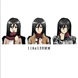 Голографічна наклейка Атаки титанів Attack on Titan Мікаса hs 5