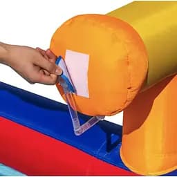 Надувний Аквапарк Costway Slide 6-в-1 з гіркою для скелелазіння (без вентилятора) - мініатюра 6