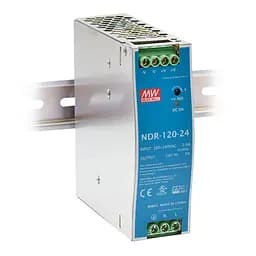 Блок живлення NDR-120-24 Mean Well на DIN-рейку (43-00516) - мініатюра 4