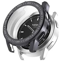 Захисний чохол Tamister для смартгодинника Xiaomi Watch S1 Active з плівкою темно-сірий - мініатюра 3