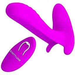 Вибратор Pretty Love Remote Control 10 см фиолетовый