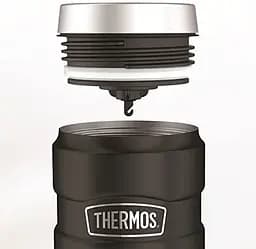 Термокружка без ручки Thermos 0.47 л Stainless King Travel Matt Black (160023) - мініатюра 2