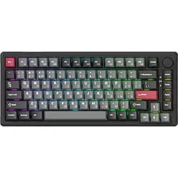 Клавіатура GamePro Asgard Yord Keychron Super Red Switch Wireless/Bluetooth/USB Black бездротова (MK266BK) - мініатюра 2