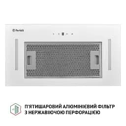 Витяжка повновбудована Perfelli BIS 5684 WH 1000 LED - мініатюра 4