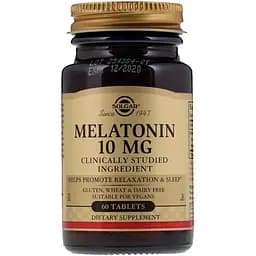 Мелатонин Solgar 10 мг 60 таблеток 