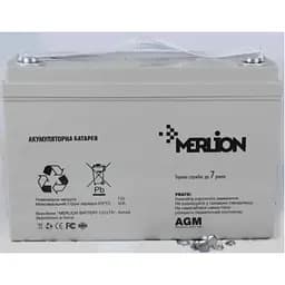 Акумулятор Merlion AGM GP121000M8 12V100Ah - мініатюра 2