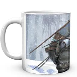 Кружка GeekLand The Witcher Ведьмак Цирые TW Геральт TW 002.040 330 мл белая