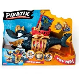 Детский игрушечный набор с фигурками Piratix «Королевская черная акула» PPXSP112IN11