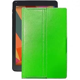 Чехол StatusCASE из экокожи для планшета Sigma mobile X-style Tab A101 Зеленый