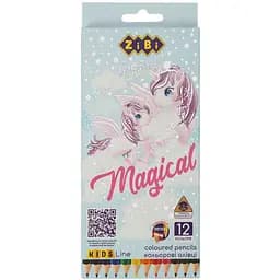 Карандаши цветные ZiBi Kids Line Магия 12 шт. (ZB.2448)