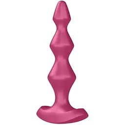 Анальний стимулятор-намистини з двома моторами Satisfyer Lolli-Plug 1 Berry